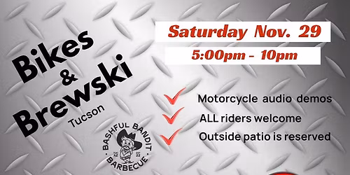 Bikes and Brewski @ Bashful Bandit