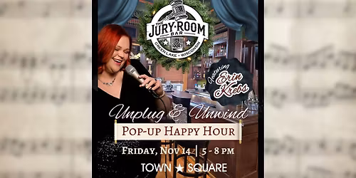 Jury Room Bar Unplug & Unwind: Pop-Up Happy Hour with Erin Krebs
