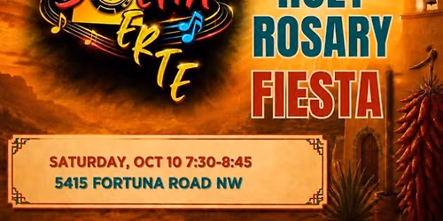 Buena Suerte at the Holy Rosary Fiestas