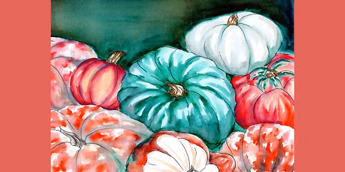 Watercolor 101: Shading with Pumpkins with Allise Noble