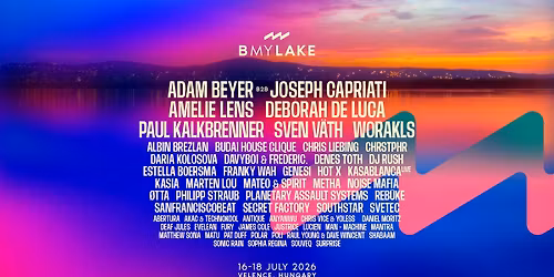 B MY LAKE Festival 2026 Official Event