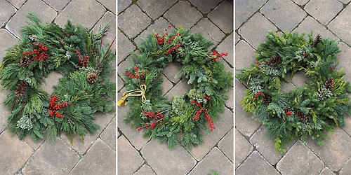 Holiday Greens Wreath Workshop