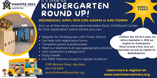 Kindergarten Round Up