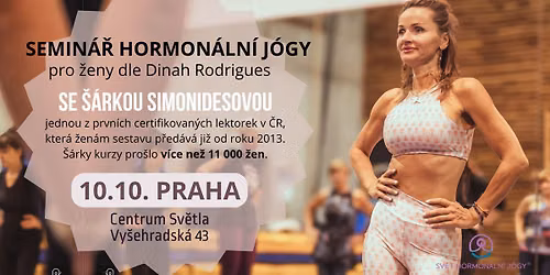 Jednodenn\u00ed semin\u00e1\u0159 hormon\u00e1ln\u00ed j\u00f3gy | Praha