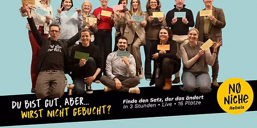 Du bist vielseitig, aber nicht gebucht? Finde den Satz, der das \u00e4ndert.