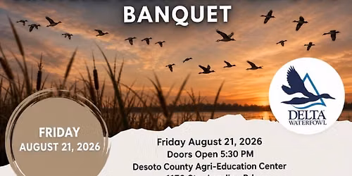 2026 Northwest Mississippi Delta Waterfowl Banquet