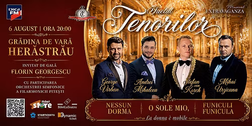DUELUL TENORILOR 2026 \u2013 evenimentul liric al verii cu \u015eTEFAN von KORCH \u015fi invita\u0163ii