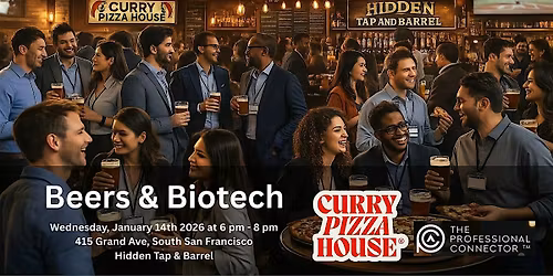 Beers and Biotech at Hidden Tap and Barrel South San Francisco|Jan 14,2026