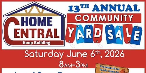 13th Annual Community Yard Sale