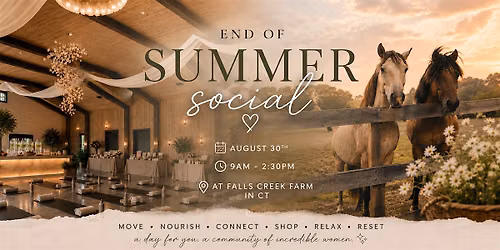 End Of Summer Social