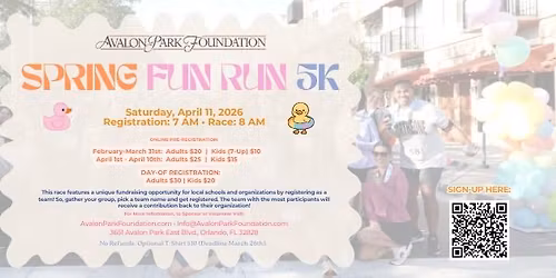 Avalon Park Foundation Spring Fun Run 5k