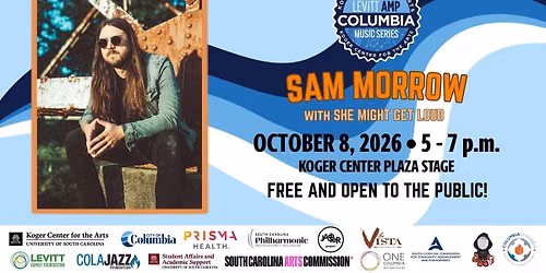Levitt AMP Columbia Music Series: Sam Morrow with She Might Get Loud