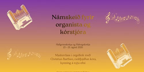N\u00e1mskei\u00f0 fyrir organista og k\u00f3rstj\u00f3ra