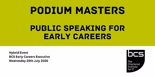 Podium Masters - Public Speaking for Early Careers