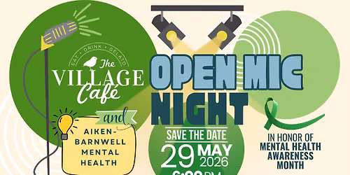 Open Mic Night with Aiken-Barnwell Mental Health