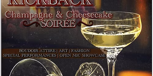 POETIC KICKBACK SOIR\u00c9E CHAMPAGNE CHEESE CAKE