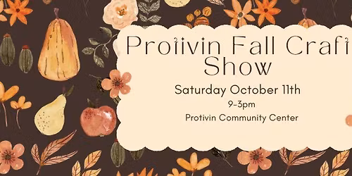 Protivin Fall Craft Show
