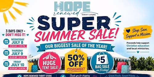 SUPER SUMMER SALE!!!
