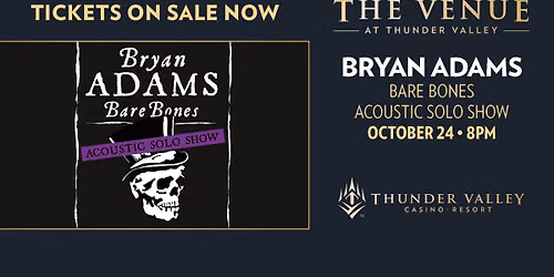 Bryan Adams: Bare Bones Acoustic Solo Show