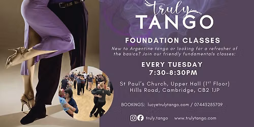 TRULY TANGO Cambridge: 23\/06 Tango Foundations 