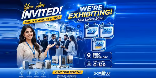 Asia Labex - Laboratory Show 2026 Krew Instruments