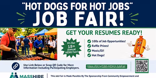 "Hot Dogs for Hot Jobs" JOB FAIR