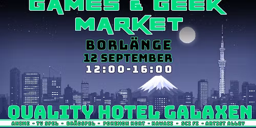 Games & Geek Market Borl\u00e4nge