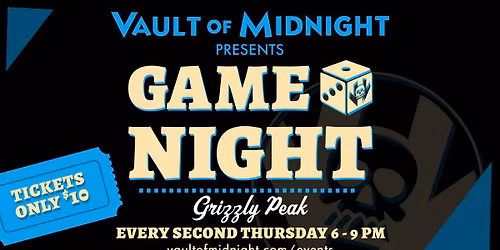 GAME NIGHT ANN ARBOR - JUNE 2026