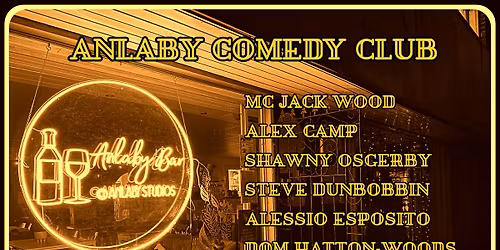 Anlaby Bar Comedy Club - Bank Holiday Special