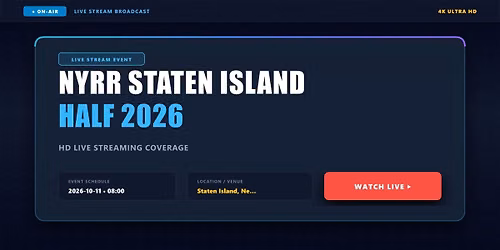 LIVE@#~ NYRR Staten Island Half 2026 <livestream>