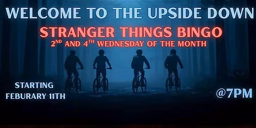 Stranger Things Bingo - Social Hall