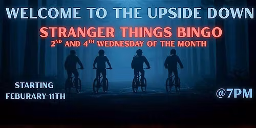 Stranger Things Bingo - Social Hall