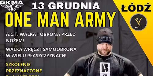 ONE MAN ARMY N\u00f3\u017c, Taktyka i Realna Samoobrona!