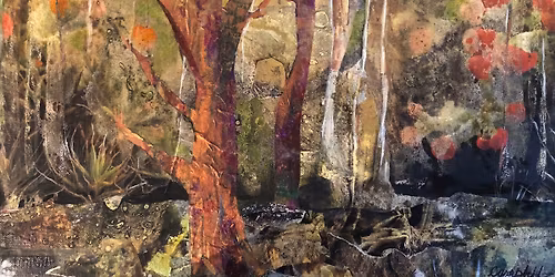 Fantasy Landscapes - Collage by Debra Campbell