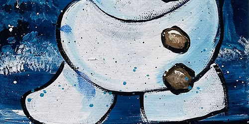 Mali's Art Studio Festive Paint Morning - Olaf