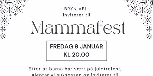 Mammafest p\u00e5 g\u00e5rden 2026