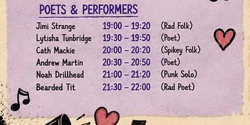 Sumac Centre Gladstonebury Festival - Poets and Performers evening