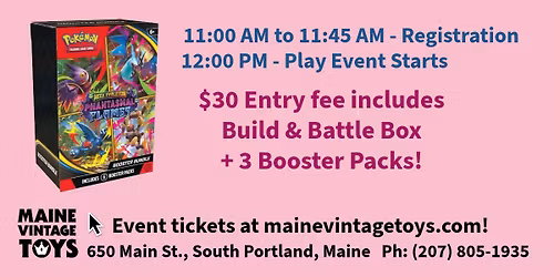 Pok\u00e8mon Phantasmal Flames Prerelease PLAY Event