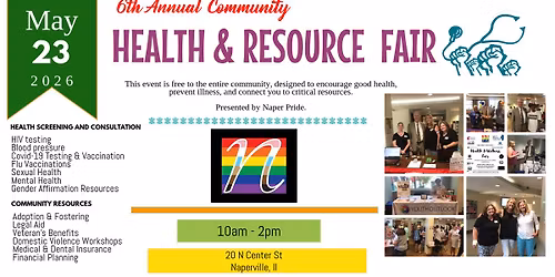 Naper Pride 5th Annual Health & Resource Fair