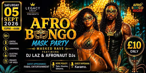 AFRO BONGO MASK PARTY