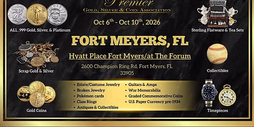 Fort Meyers, FL Roadshow- A free, Five Day Only Buying Event