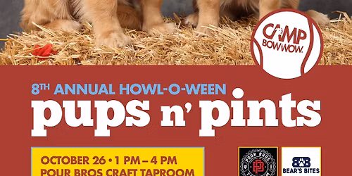 8th Annual         HOWL-O-WEEN Pups & Pints