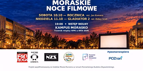Moraskie Noce Filmowe\u201d \u2013 Cykl Seans\u00f3w Silent Cinema na Campusie Morasko