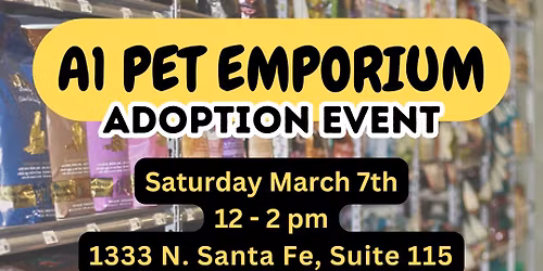 OKC Adoption Event w\/ A1 Pet Emporium (Edmond)!