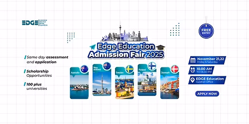 \ud83c\udf93 Edge Education Admission Fair 2025