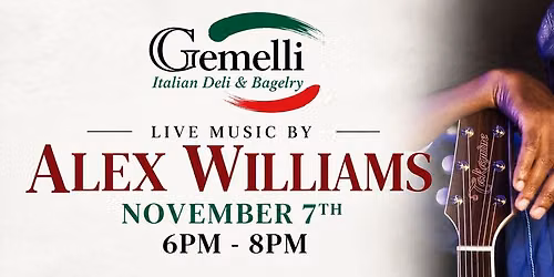 Alex Williams\ud83c\udfb8LIVE at Gemelli!