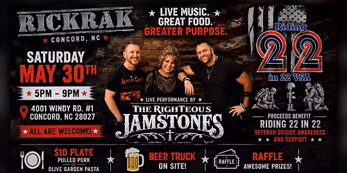 Jamstones Rockin\u2019 for Veterans at Rick Rak