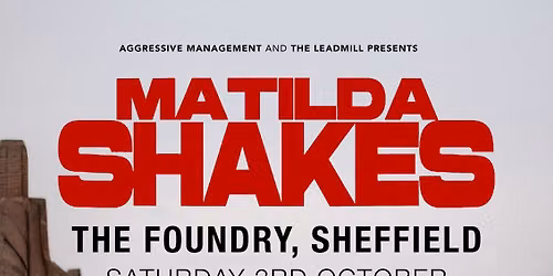 Cargos supporting Matilda Shakes at Foundry