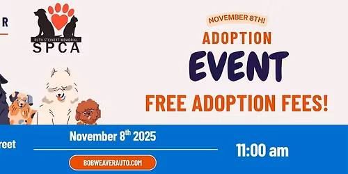 Ruth Steinert SPCA Adoption Event!