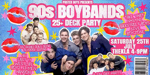  DOCKSIDE SESSIONS: 90s Boybands Deck Party